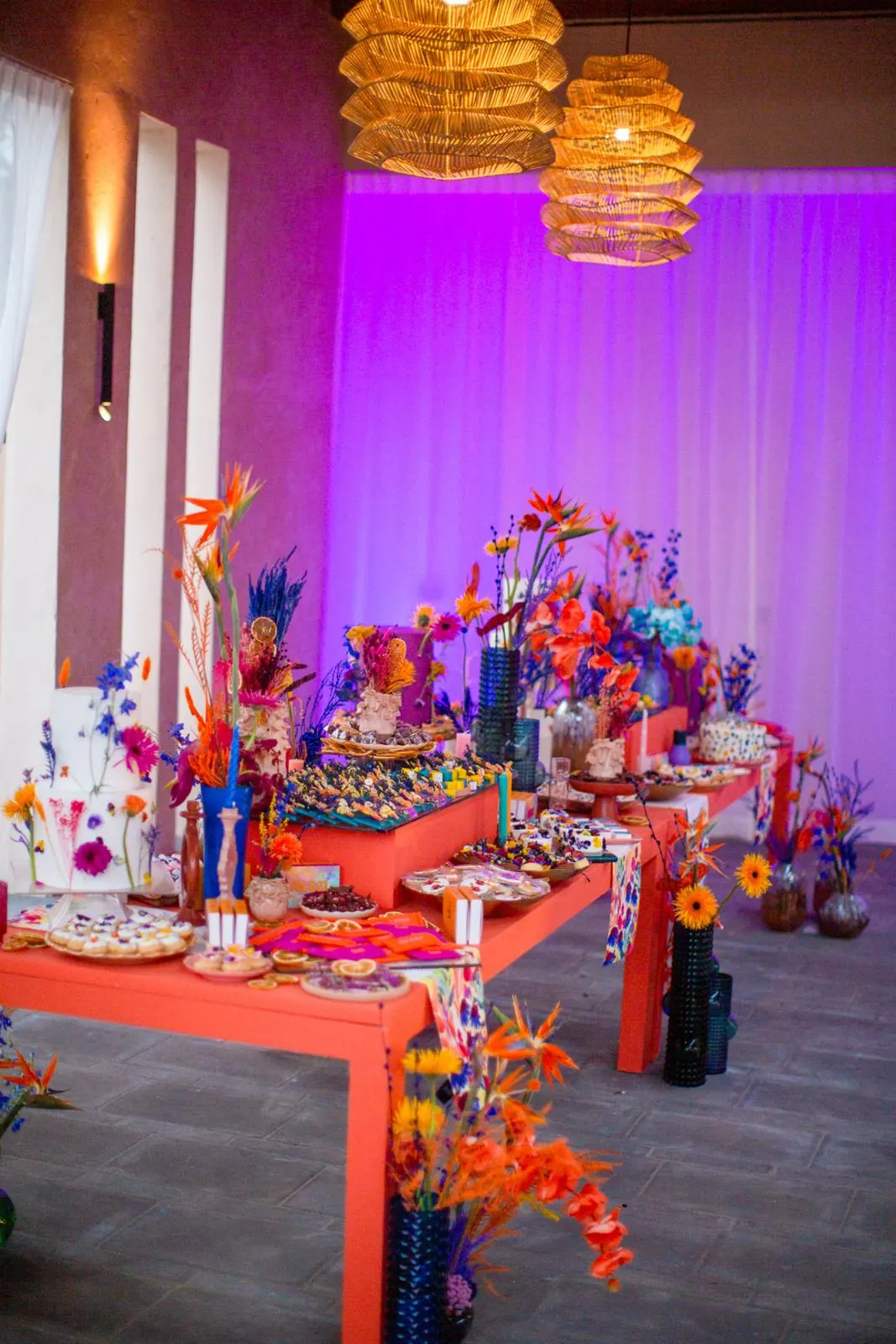 Table de douceurs décorée par Verttige