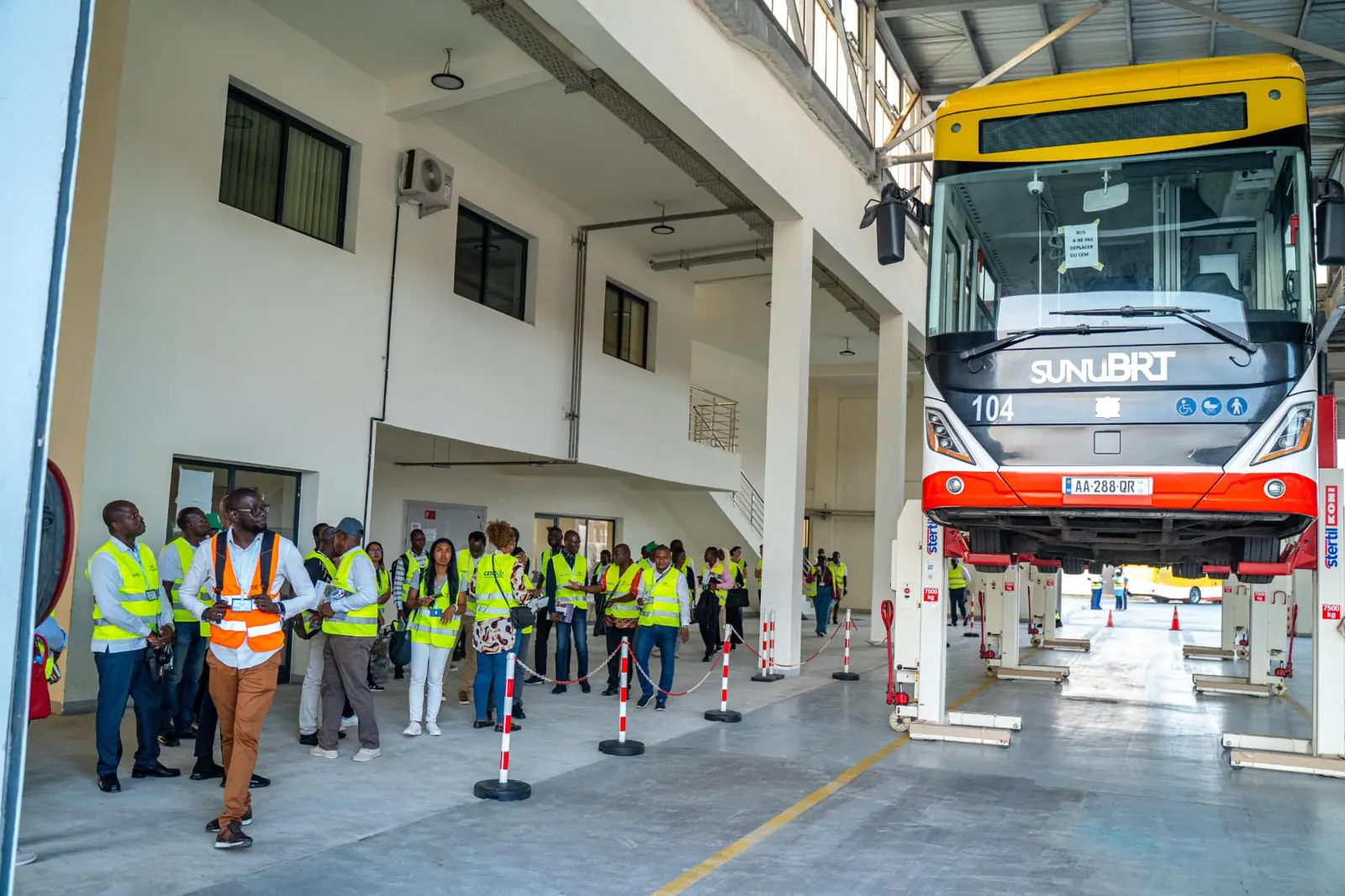 Découverte des installations de maintenance du BRT