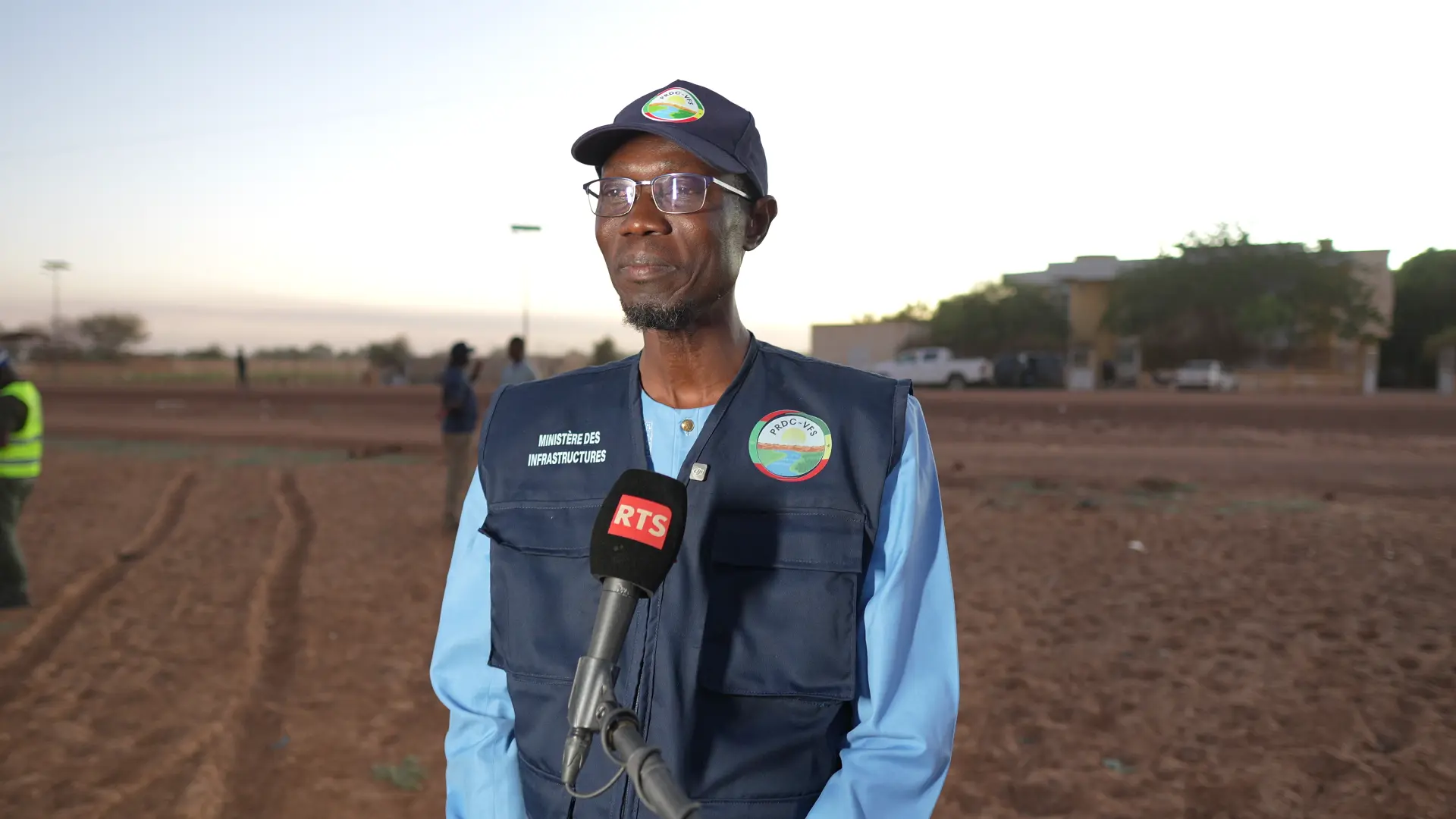 Interview d'un responsable du projet sur le terrain