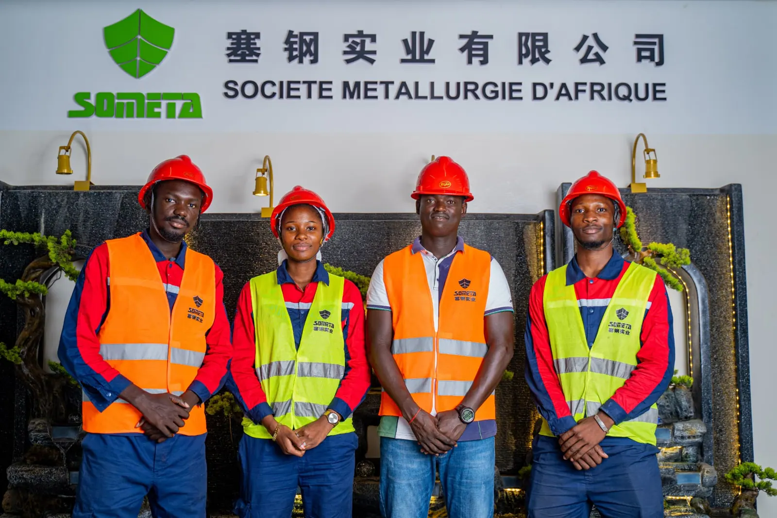 Quatre collaborateurs sous l’enseigne SOMETA