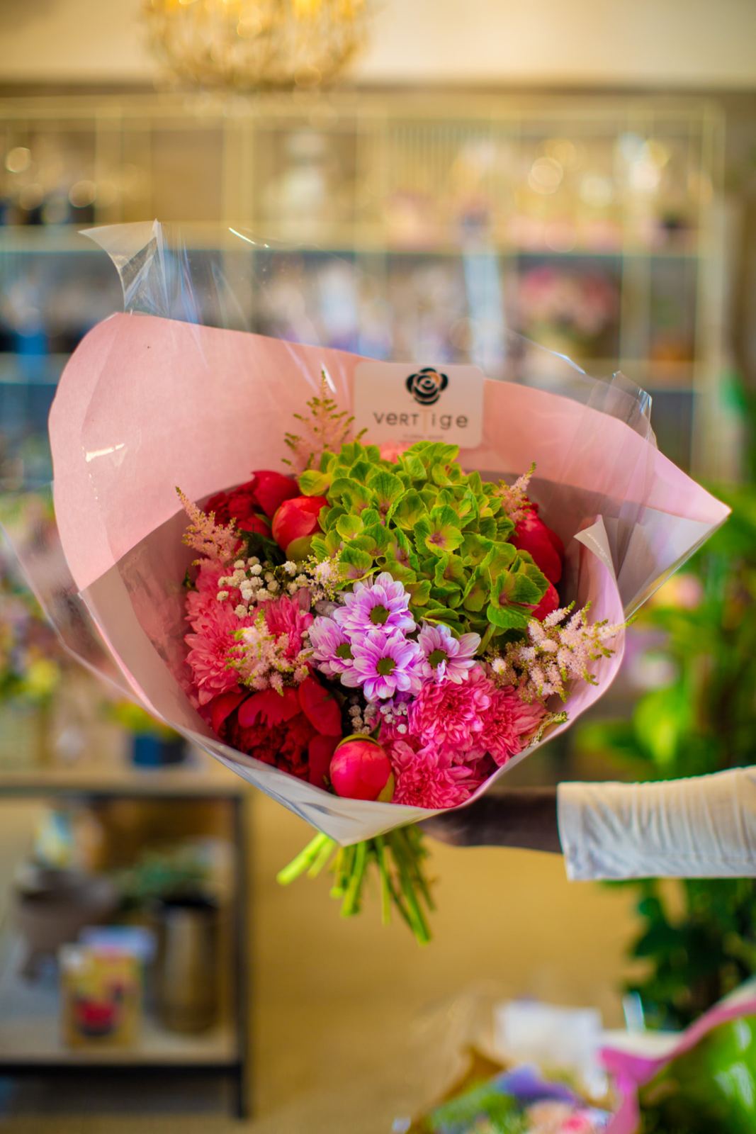 Bouquet rose Verttige pour la Fête des mères
