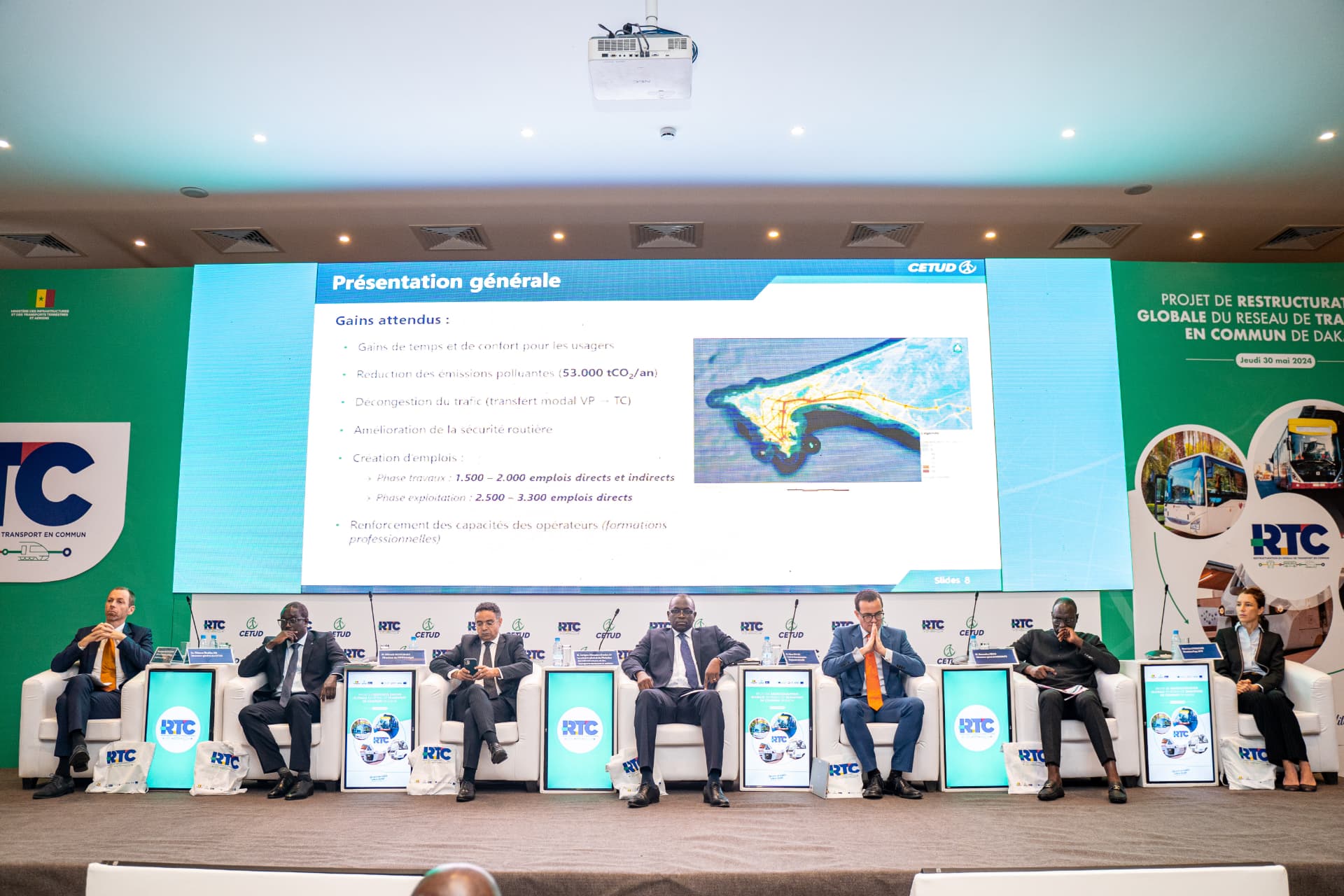 Présentation générale du projet RTC devant le panel