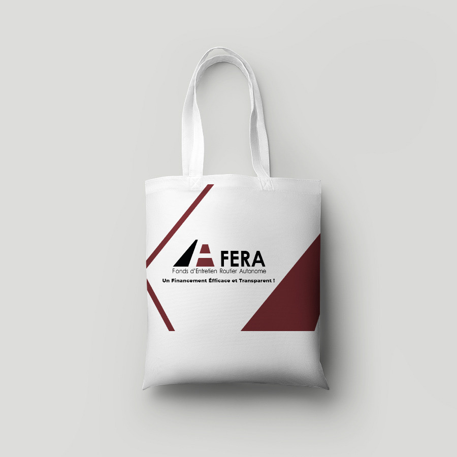 Tote bag FERA avec le slogan