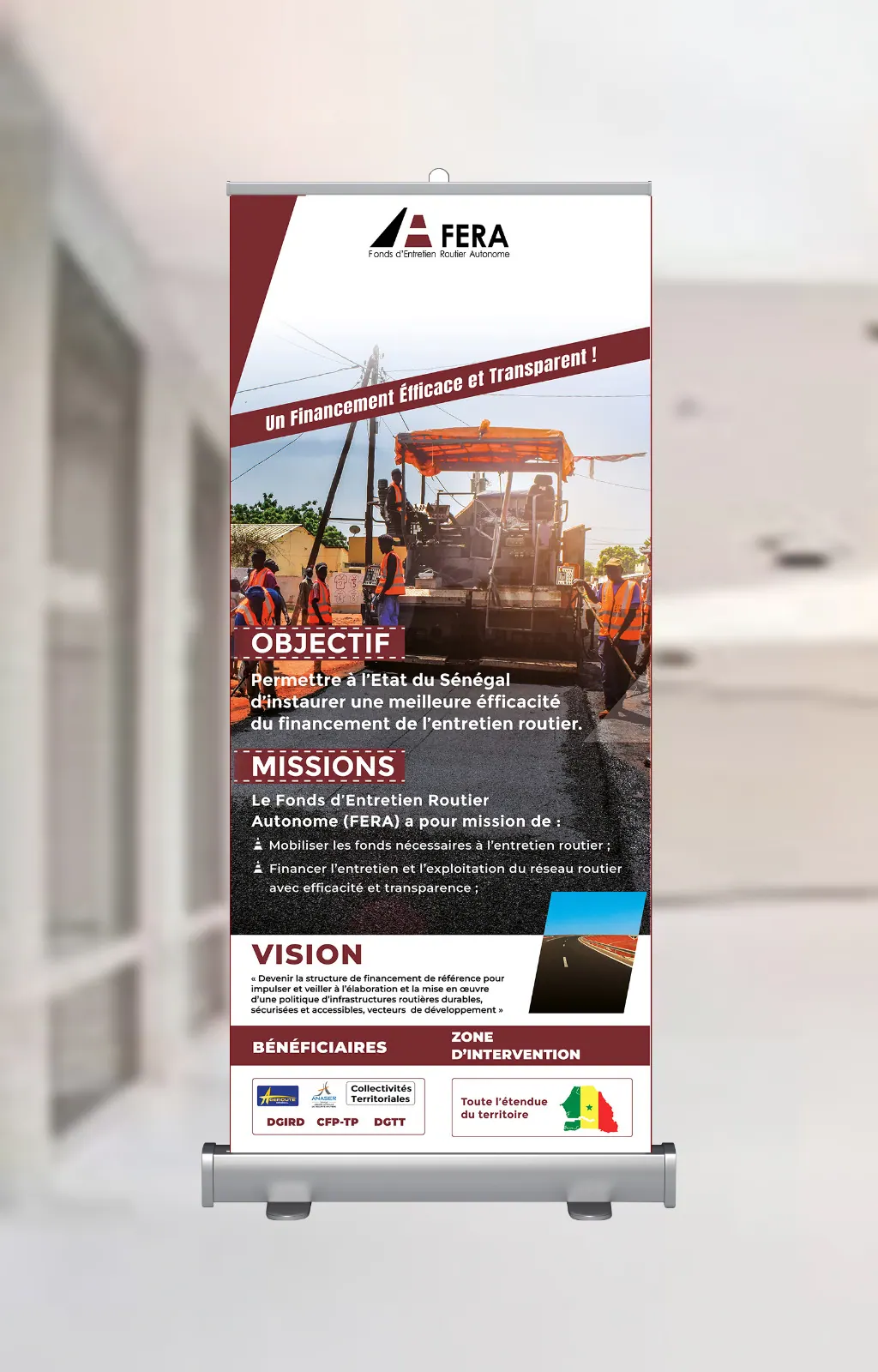 Kakémono FERA : objectif, missions puis vision