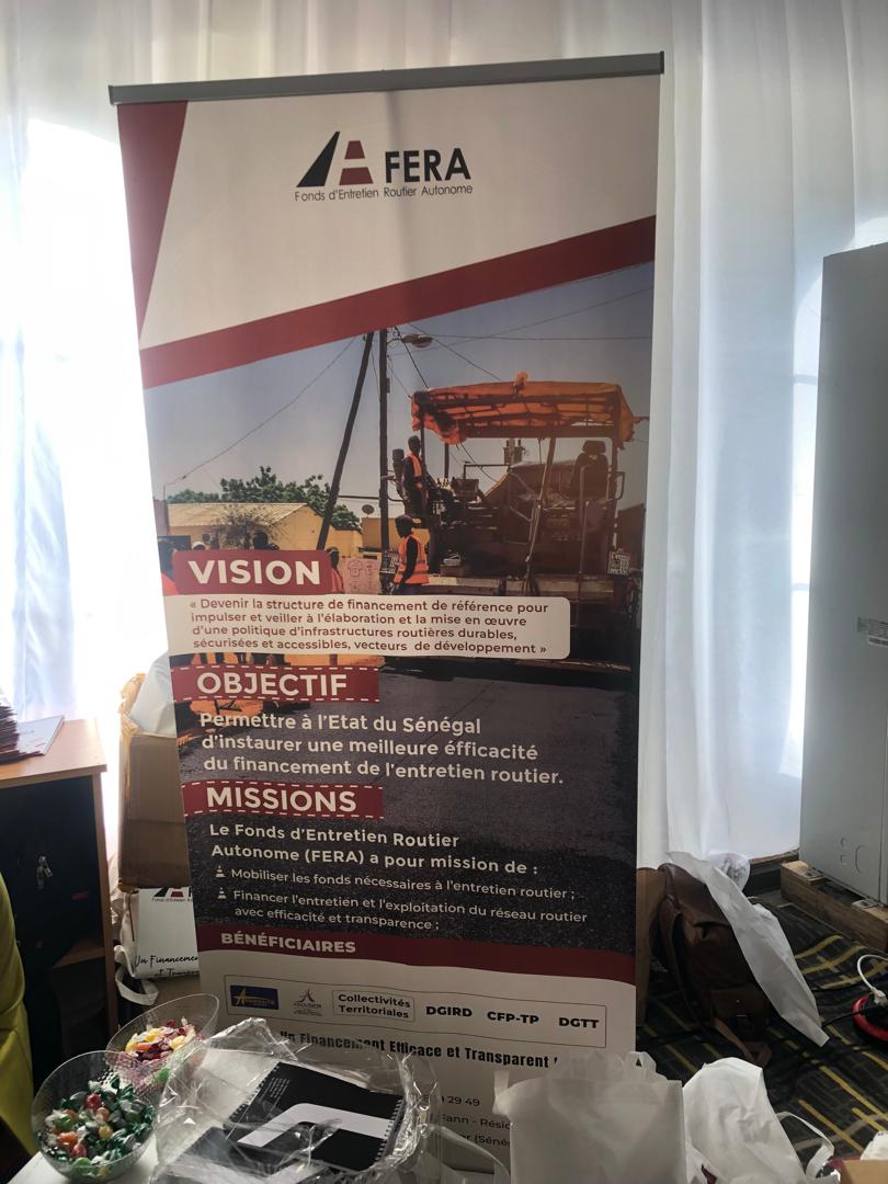 Kakémono FERA vision, objectif, missions sur le stand